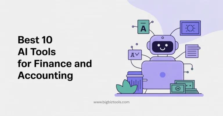 Best 10 AI Tools for Finance and Accounting