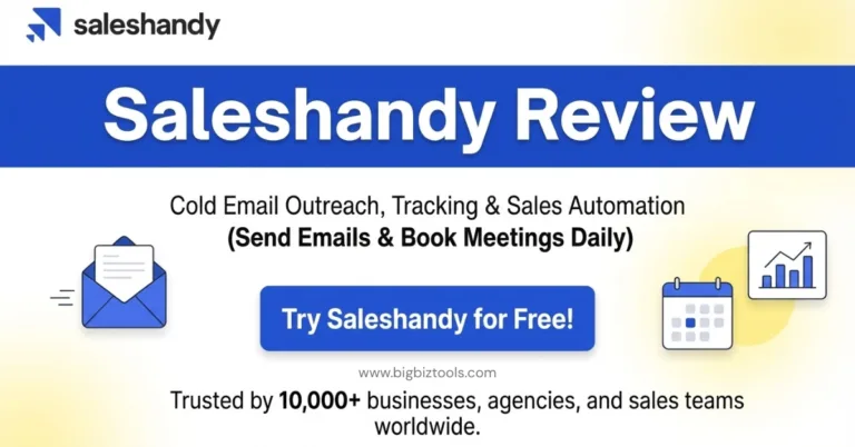Saleshandy Review, Cold Email Outreach, Tracking & Sales Automation (Send Emails & Book Meetings Daily)